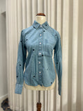 Blue denim shirt